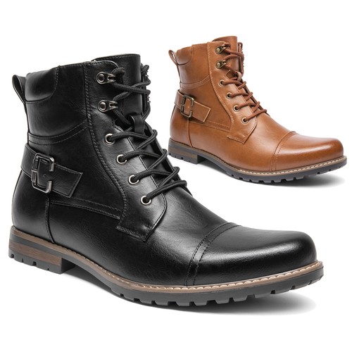 Men motorcycle combat boots - motorcycle,